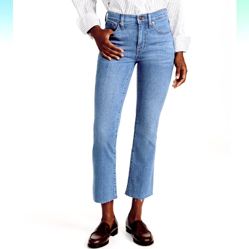 Madewell Cali Demi-boot cropped jeans
